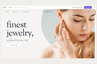 design jewelry website jewelry shopify store jewelry store fashion store