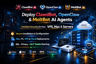 build and install ai agent, clawdbot on vps sever moltbot vps docker llm chatbot