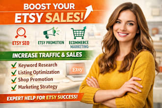 boost etsy sales etsy SEO etsy promotion and ecommerce marketing