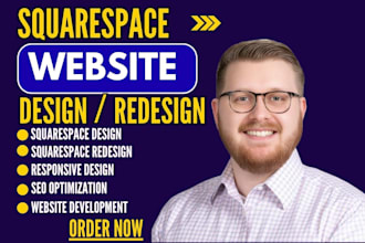 build squarespace website design squarespace website redesign or web development
