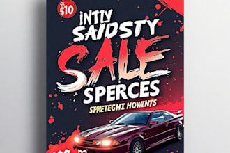 design a professional and eye catching flyer