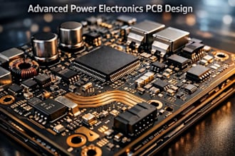 design advanced power electronics pcb for smps, dc dc, inverter and bms