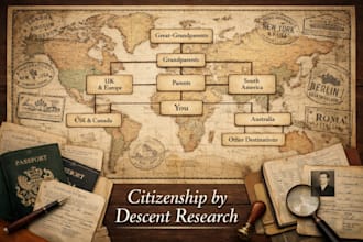 do citizenship by descent research ancestry document evidence
