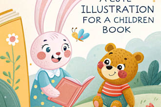 make children book illustrations and children storybooks