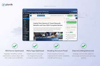 optimize your wordpress site for on page SEO and performance
