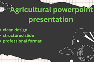 create professional agriculture powerpoint presentations and slides
