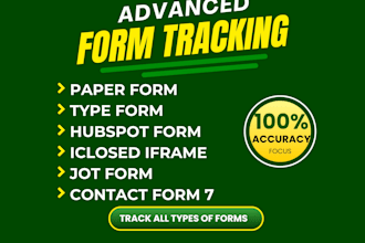 setup iframe and different types of lead form conversion tracking