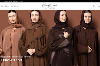 design modest abaya clothing website niqab, hijab store islamic wear website