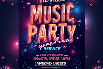 design unique flyer for your business