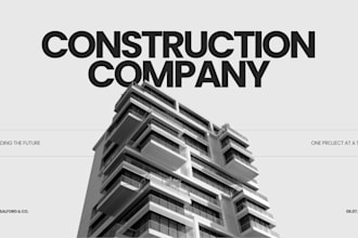 design contractor company profile logistic service company profile presentation