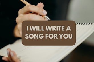 write lyrics for your music