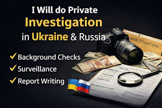 do investigation in ukraine and russia