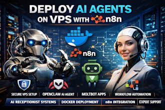 setup clawbot openclaw vps docker open claw ai agent n8n automation moltbot apps