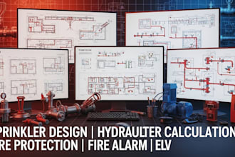 do fire protection sprinkler hydraulic calculation fire alarm and elv design
