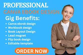 design canva ebook workbook lead magnet children ebook and flip book