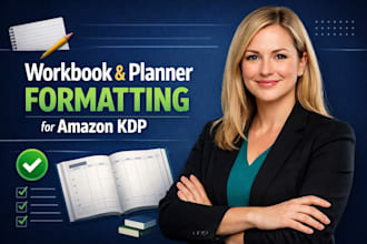 format workbook and planner for amazon KDP publishing