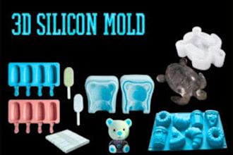 do custom resin, statue, wax, for plastic, silicone, mold and 3d resin printing