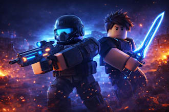 create a full roblox game,roblox map,combat system,roblox scripting,gui