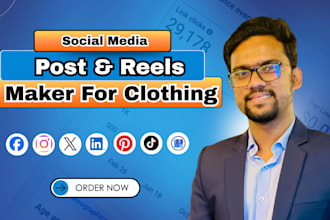 be your social media post and reels maker for clothing