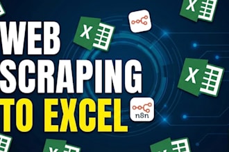 do web scraping and data extraction to excel using n8n