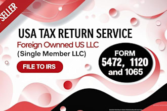 file your non resident usa tax return form 1040nr 5472 with 1120 performa