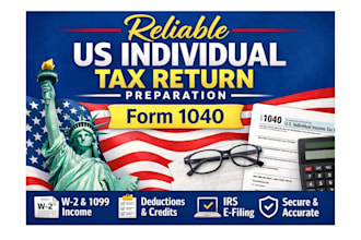 file US individual tax return form 1040 within 24hrs