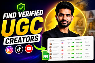 find and research ugc creators and manage your influencer marketing campaign