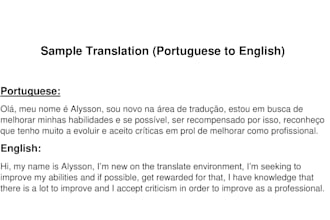 translate or review texts, documents, conversations