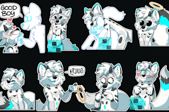 draw furry telegram sticker nsfw sticker discord animated ticker pack