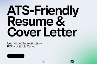 design a modern ats friendly resume that gets interviews