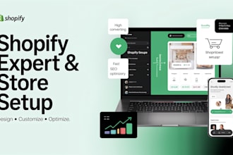 be your shopify developer and shopify expert