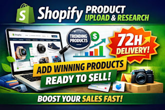 research viral winning products and upload them to your shopify store