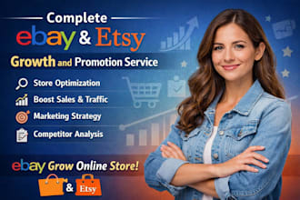 complete ebay and etsy growth and promotion service