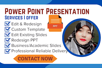 design powerpoint presentation template, edit or redesign ppt