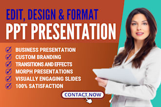 design powerpoint presentation template, edit or redesign ppt morph presentation