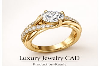 design production ready luxury jewelry cad