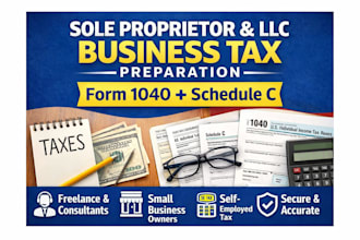 file form 1040 and schedule c for single member llc and sole proprietor