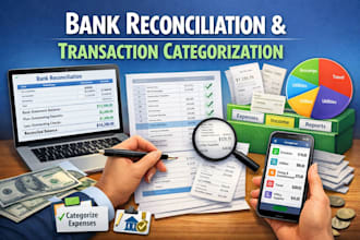 handle bank reconciliation and transaction categorization