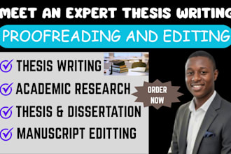 edit and proofread thesis, dissertation, and research proposal