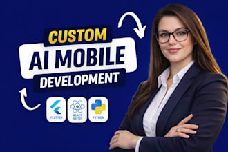 do app development, android ios app, creation flutter app, saas app ai software