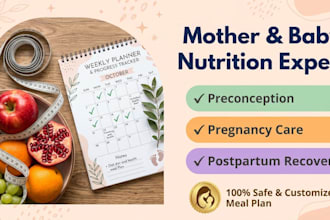 design preconception pregnancy and postpartum mom diet plan