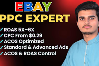 setup and optimize ebay PPC and promoted listings ads