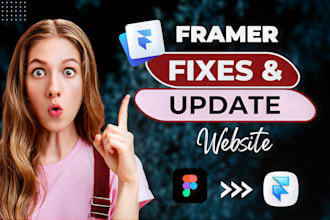 framer developer, framer website developer, fix framer website development