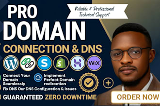 migrate your website, connect custom domain, and fix dns or email issues