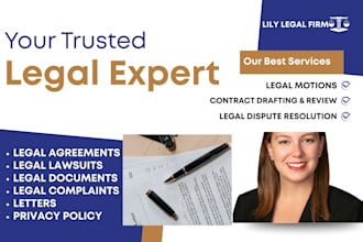 provide legal services relating to family laws and child custody