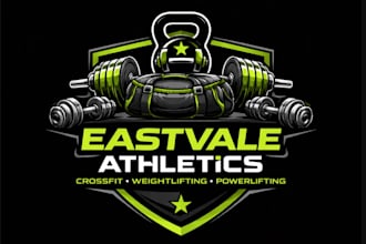 design gym, sports, health, clothing and fitness logo