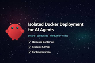 docker isolate openclaw clawdbot moltbo ai agent deployment