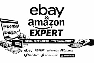be your vendoo poshmark walmart amazon to ebay dropshipping dv virtual assistant