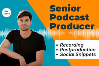 produce your audio or video podcast