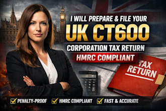 prepare and file your UK ct600 corporation tax return hmrc compliant